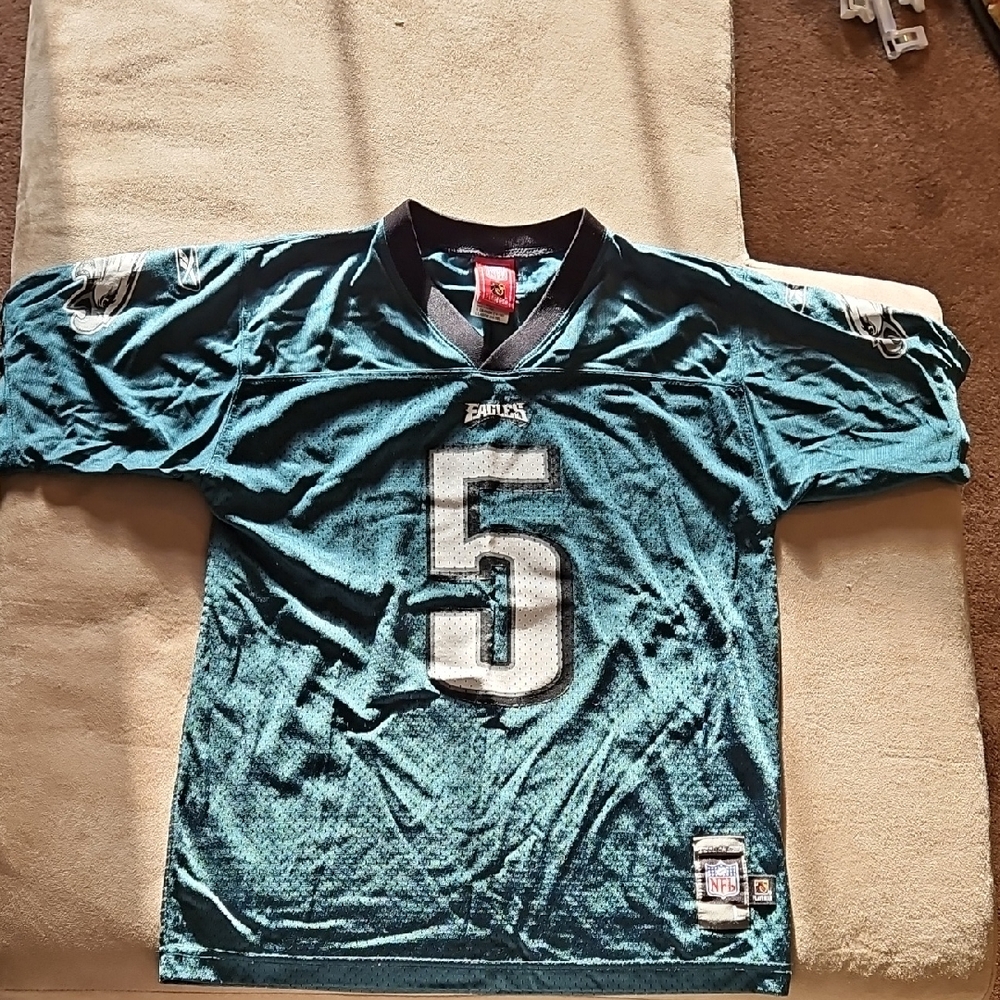 Vintage Philadelphia Eagles Reebok Donovan McNabb NFL Jersey Kids Size L